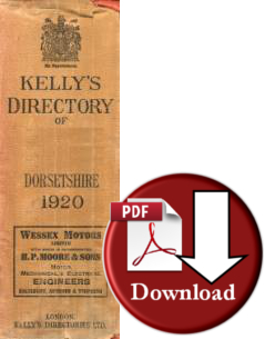 Kellys Directory of Dorsetshire, 1920 (Digital Download)