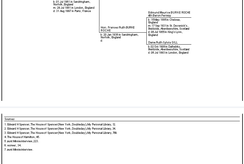 Image of Screen Showing Sources in Charts