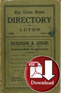 Directory of Luton 1925 (Digital Download)