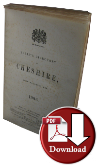 Kelly's 1906 Directory of Cheshire  (Digital Download)