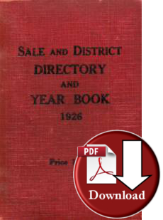Sale & District Directory & Year Book, 1926 (Digital Download)