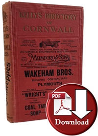 Kelly's Directory of Cornwall 1923 (Digital Download)