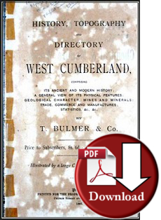 Bulmer History, Topography and Directory of West Cumberland 1883 (Digital Download)