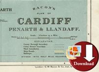 Map of Cardiff 1928 (Digital Download)