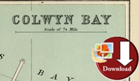 Map of Colwyn Bay 1904 (Digital Download)
