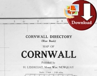 Cornwall Map 1931 (Digital Download)