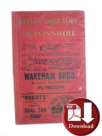 Kelly's Directory of Devonshire 1923 (Digital Download)