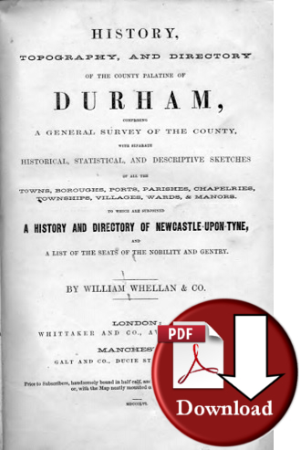 Whellan's Directory of Durham 1856 (Digital Download)