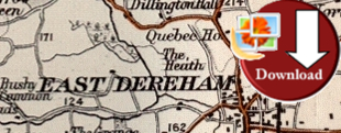 Map of Dereham & Castle Acre 1902 (Digital Download)