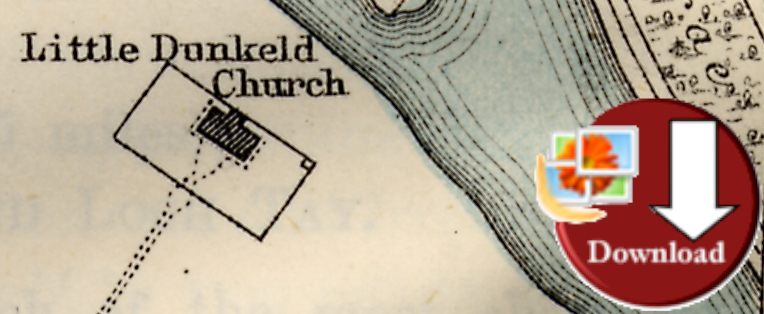 Map of Dunkeld 1888 (Digital Download)