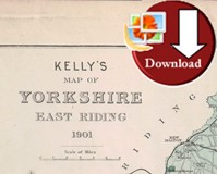 Map of East Riding of Yorkshire 1901 (Digital Download)