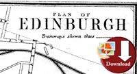 Map of Edinburgh 1888 (Digital Download)