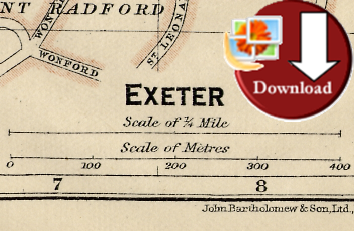 Map of Exeter 1920 (Digital Download)