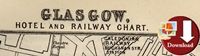 Glasgow Hotel railway chart 1888 (Digital Download)