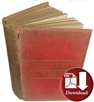 Jakeman & Carver’s Directory of  Herefordshire 1914 (Digital Download)