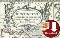 Map of Huntingdonshire 1661 (Digital Download)