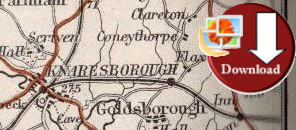 Map of Ilkley Moor 1890 (Digital Download)