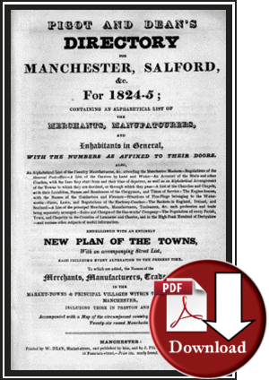 Pigot & Dean's Directory for Manchester & Salford & c for 1824-25 (Digital Download)