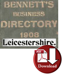 Bennett's Business Directory of Leicester 1908 (Digital Download)