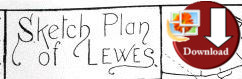 Sketch plan of Lewes 1899 (Digital Download)