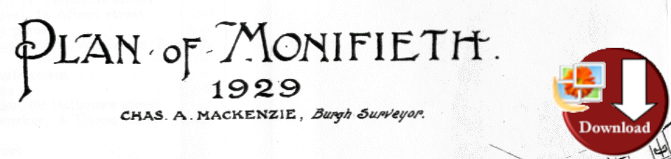 Map of Monifieth 1929 (Digital Download)