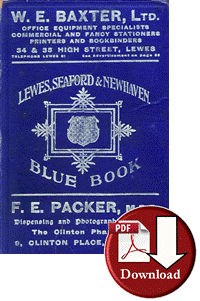 Lewes, Seaford & Newhaven Blue Book 1934-36 (Digital Download)