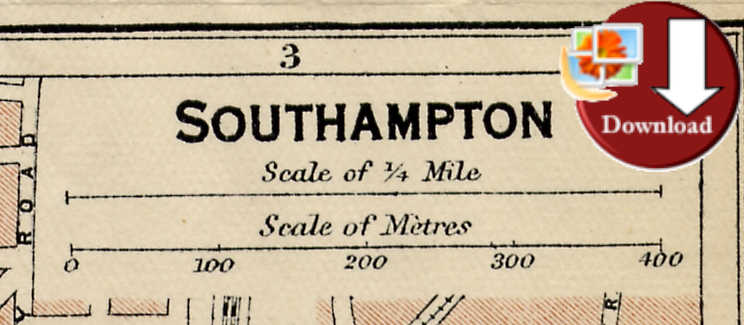 Map of Southampton 1920 (Digital Download)
