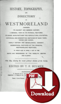 Bulmer's History, Topography and Directory of Westmorland, 1885 (Digital Download)