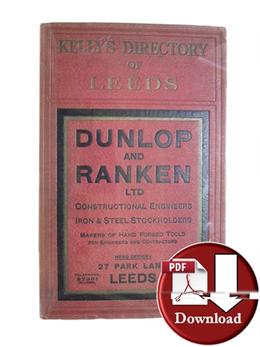 Kelly's Directory of Leeds 1929 (Digital Download)
