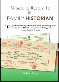 Where to Record it in Family Historian V6