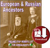 One Stop Website For European & Russian Ancestors (Digital Download)