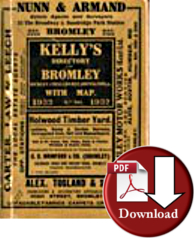 Kelly's Directory of Bromley, Bickley, Chislehurst, Orpinton &c 1932 (Digital Download)